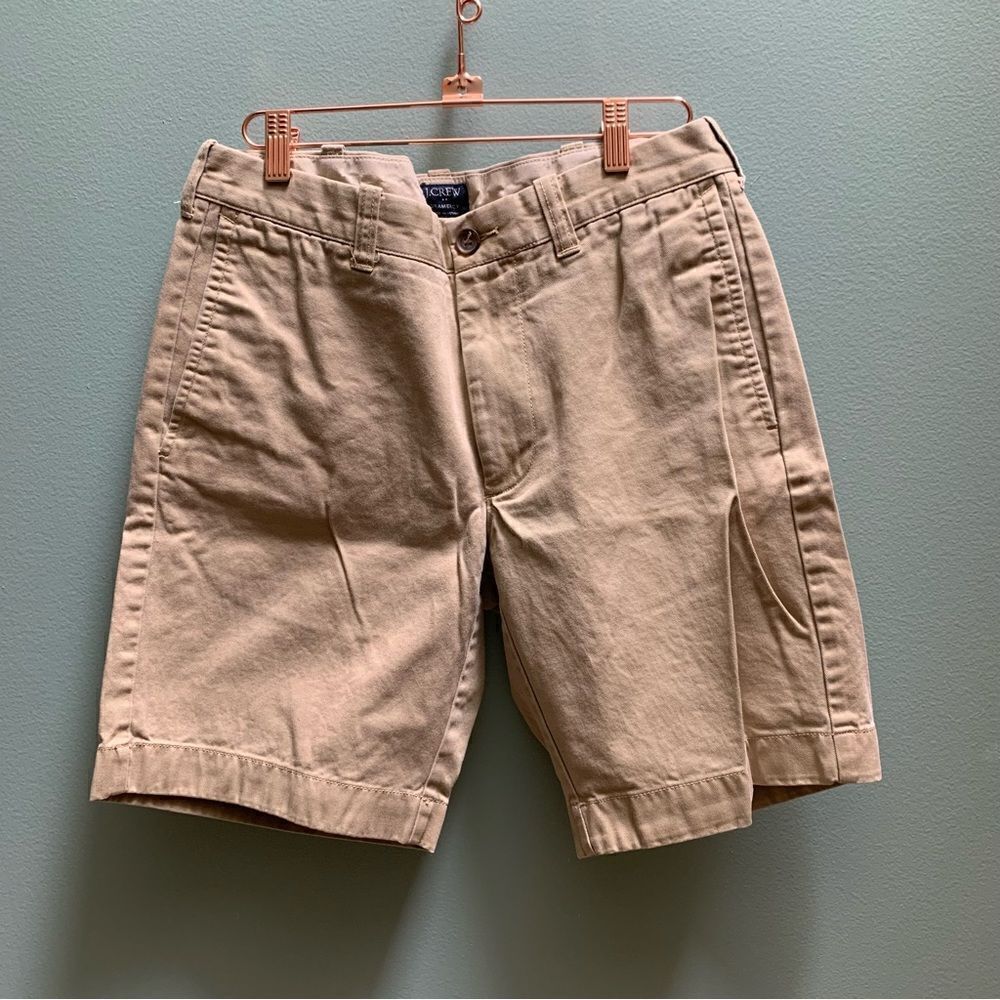 J. Crew Khaki Gramercy Shorts size 30